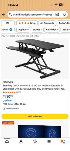 Fitueyes standing desk height - fitueyes,